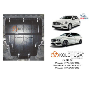Захист Mercedes-Benz W 176 А 180 2013- V-2,0 CDI двигун, КПП, радіатор - Kolchuga