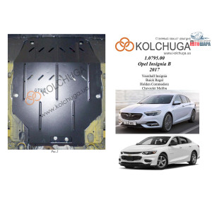 Защита Chevrolet Malibu 2015- V- 1.5XFT двигатель, КПП - Kolchuga