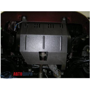 Защита Fiat Albea 2002- V-1,2; 1,4; 1,6; 1,3 JTD; 2,0 МКПП двигатель и КПП - Кольчуга