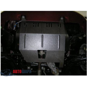Захист Fiat Albea 2002-2012 V- все двигун, КПП, радіатор частково - Преміум ZiPoFlex - Kolchuga