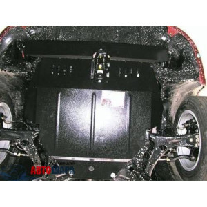 Защита для Тойота Auris 2006- V 1,8; двигатель, КПП, радиатор - Премиум ZiPoFlex - Kolchuga