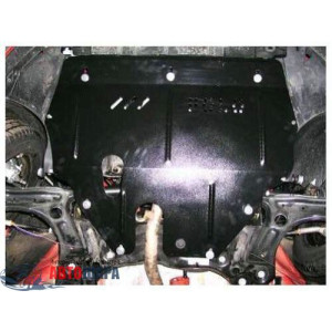 Защита Skoda Roomster 2006- V- все двигатель, КПП, радиатор - Премиум ZiPoFlex - Kolchuga