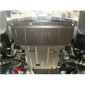 Защита Jeep Grand Cherokee 2011- V-3.0 D двигатель, КПП, радиатор, редуктор - Премиум ZiPoFlex - Kolchuga