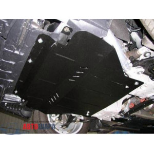 Защита Peugeot 508 2010-2014 V-2.0 HDI двигатель, КПП, радиатор частично - Премиум ZiPoFlex - Kolchuga