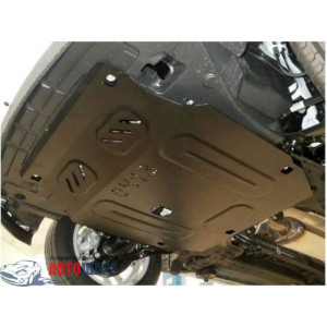 Захист Chevrolet Aveo 2012- V- все двигун, КПП, радіатор - Преміум ZiPoFlex - Kolchuga