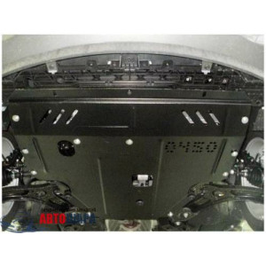 Захист Hyundai I-20 2012-2015 V- все двигун, КПП, радіатор - Преміум ZiPoFlex - Kolchuga