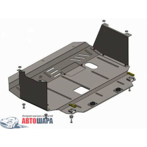 Захист Kia Cerato III 2013-2018 V-1,6; 2,0 двигун, КПП - Преміум ZiPoFlex - Kolchuga