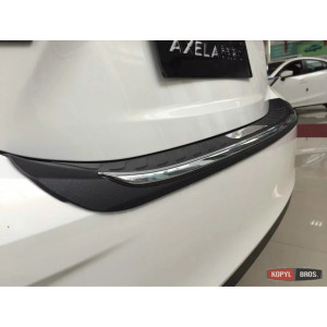 Mazda 3 Axela накладка захисна на задній бампер ABS - 2014