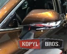 Для Тойота Camry XV70 2018+ хром накладки на зеркала малые - ASP