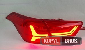 Hyundai Creta / IX25 оптика задня LED стиль A6 - JunYan