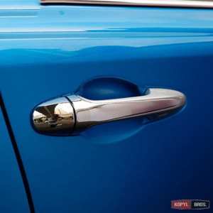 Для Тойота RAV4 Mk4 2013+ накладки хром на дверные ручки - 2013