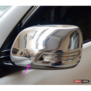 Для Тойота Prado 150 накладки хром на дзеркала - 2014