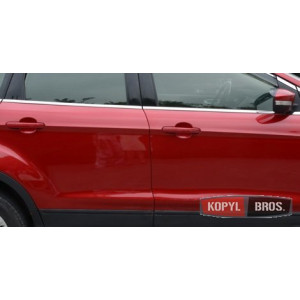 Ford Kuga 2 накладки хром молдинги окон нижние - 2013