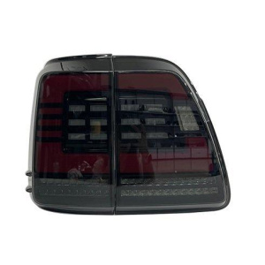Toyota Land Cruiser LC100 1998+ оптика светодиодная задняя черная LED стиль ZW — Тойота Land Cruiser 100 2001-2007