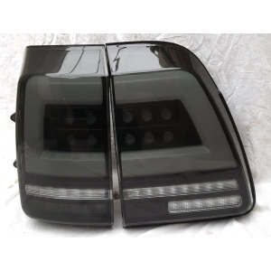 Toyota Land Cruiser LC100 1998+ оптика светодиодная задняя черная LED стиль CZ — Тойота Land Cruiser 100 2001-2007