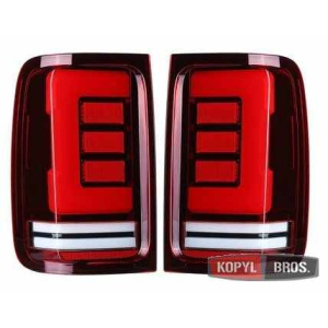 Volkswagen Amarok 2009+ тюнинг фонари задние красные WC