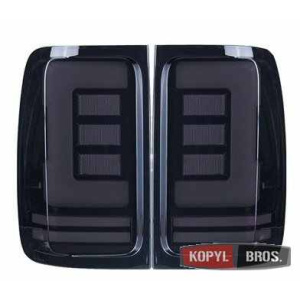 Volkswagen Amarok 2009+ тюнинг фонари задние черные WC