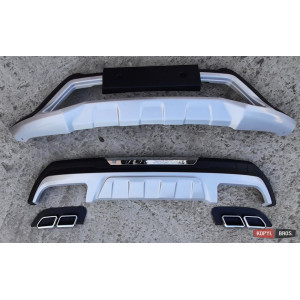 Hyundai Tucson TL 2015+ накладки передняя и задняя на бамперы Bodykit