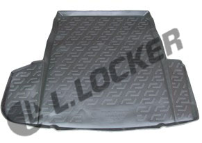 Килимок в багажник BMW 5 седан (E60) (02-10) поліуретан (гумові) L.Locker