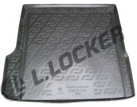 Килимок в багажник BMW X3 (E83) (03-10) поліуретан (гумові) L.Locker
