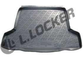 Коврик в багажник Chevrolet Cruze седан (09-) (полимерный) - Lada Locker
