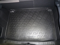 Коврик в багажник Citroen C4 (04-) (пластиковый) L.Locker