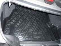 Коврик в багажник Daewoo Nexia (05-) полиуретан (резиновые) L.Locker