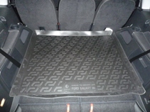 Килимок в багажник Ford Galaxy (06-) твердий L.Locker