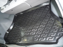 Килимок в багажник Hyundai Santa Fe classic (06-) поліуретан (гумові) L.Locker