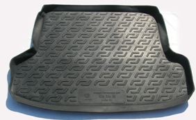 Коврик в багажник Kia Rio II седан (09-11) полиуретан (резиновые) L.Locker