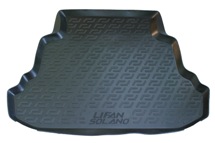 Коврик в багажник Lifan Solano (620) (08-) полиуретан (резиновые) L.Locker