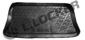 Килимок в багажник Nissan Micra (02-) поліуретан (гумові) L.Locker