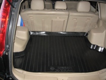 Килимок в багажник Nissan X-Trail (00-07) поліуретан (гумові) L.Locker
