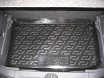 Коврик в багажник Opel Corsa (06-) полиуретан (резиновые) L.Locker