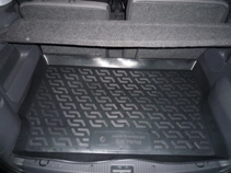Коврик в багажник Opel Меriva (02-) твердый L.Locker