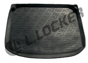 Килимок в багажник Peugeot 308 НВ (08-) поліуретан (гумові) L.Locker