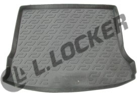 Коврик в багажник Renault Logan MCV универсал (08-) полиуретан (резиновые) L.Locker