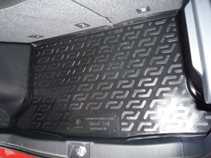 Коврик в багажник Suzuki SX4 хетчбек 2006-2013 полиуретан (резиновые) L.Locker