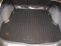 Коврик в багажник для Тойота Avensis универсал (02-08) твердый L.Locker