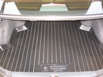 Коврик в багажник для Тойота Соrоlla седан (02-07) полиуретан (резиновые) L.Locker
