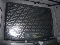 Коврик в багажник Volkswagen Golf+ хетчбек 2003-2008 (пластиковый) L.Locker