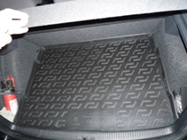 Коврик в багажник Volkswagen Golf 5 хетчбек 2003-2008 полиуретан (резиновые) L.Locker