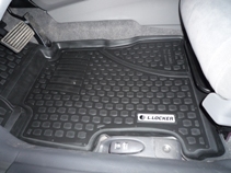 Коврики Honda Civic хетчбек (06-) полиуретан (резиновые) L.Locker
