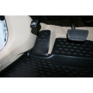 Коврики в салон для Тойота Camry 2011->, 2.5L /3.5L, 4 шт. (полиуретан) - Novline