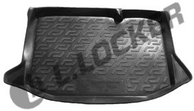 Килимок в багажник Ford Fiesta (08-) - твердий Лада Локер