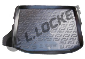 Коврик в багажник Peugeot 4008 (12-) полиуретан (резиновые) - Лада Локер