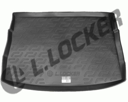 Килимок у багажник Volkswagen Golf 7 2012-2020 поліуретан (гумові) - Лада Локер