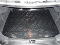 Килимок в багажник Peugeot 206 седан (06-) - (пластиковий) Лада Локер