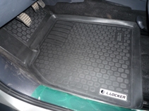 Килимки в салон Renault Megane II (03-) поліуретан (гумові) комплект Lada Locker