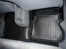 Килимки в салон Volkswagen Caddy (04-) поліуретан (гумові) комплект Lada Locker